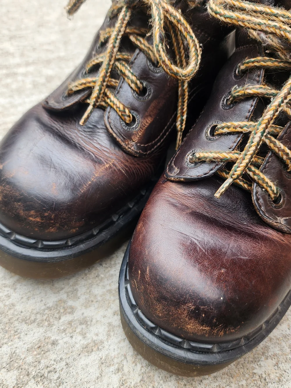 Dr. Martens Vintage 8315 Made In England Envy‎ Brown Platform Boots Size UK 6